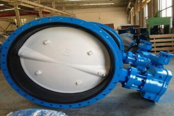 Electrically ventilated butterfly valve